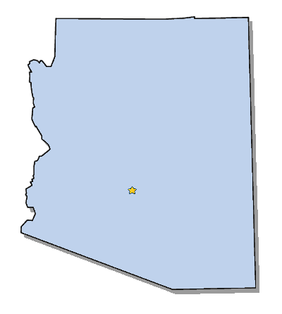 map of Arizona