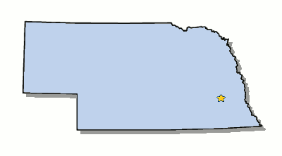 map of Nebraska