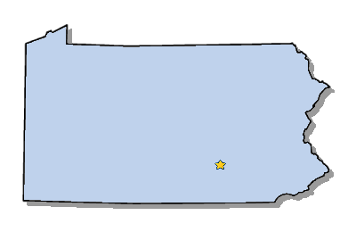 map of Pennsylvania